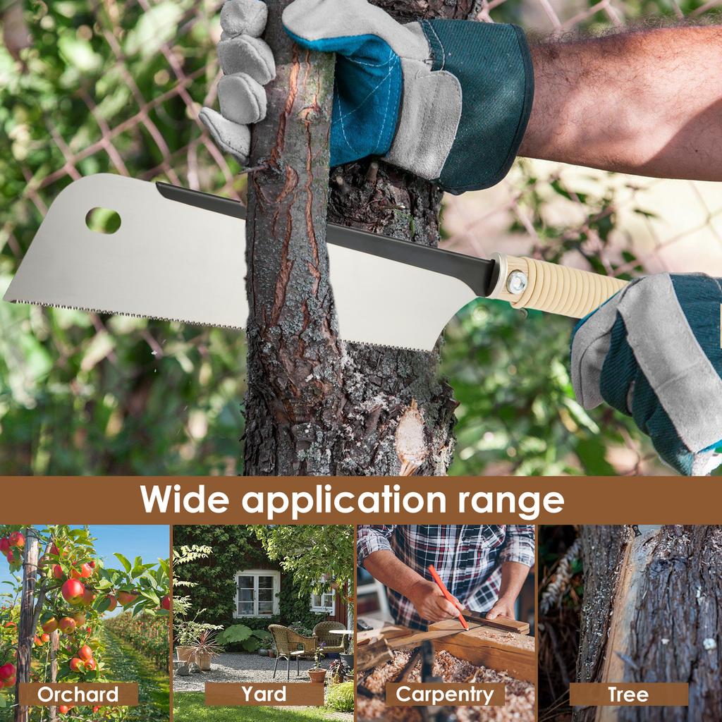 Японская пила-ножовка 10 дюймов SK5 Высокоуглеродистая сталь Японская ручная пила с шестигранным ключом 17 зубьев Деревообрабатывающий ручной инструмент Пила для заподлицо