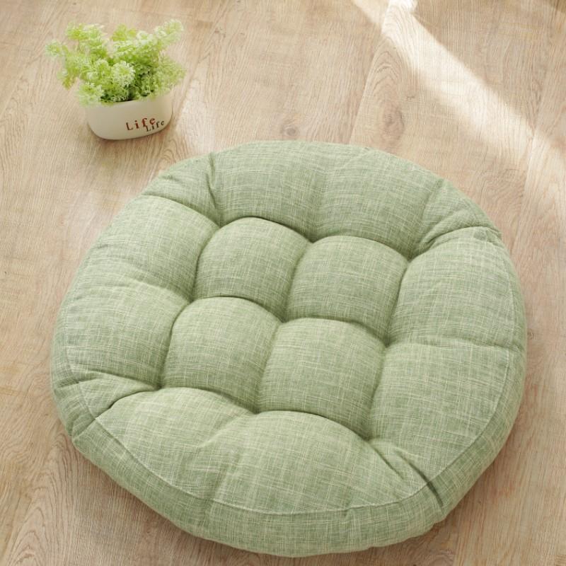 Red Christmas Large Floor Seat Cushion Thickened Tatami Chair Seat Pillow Pad Tufted Round Big Pillows Chair Pad Ottoman Poufs