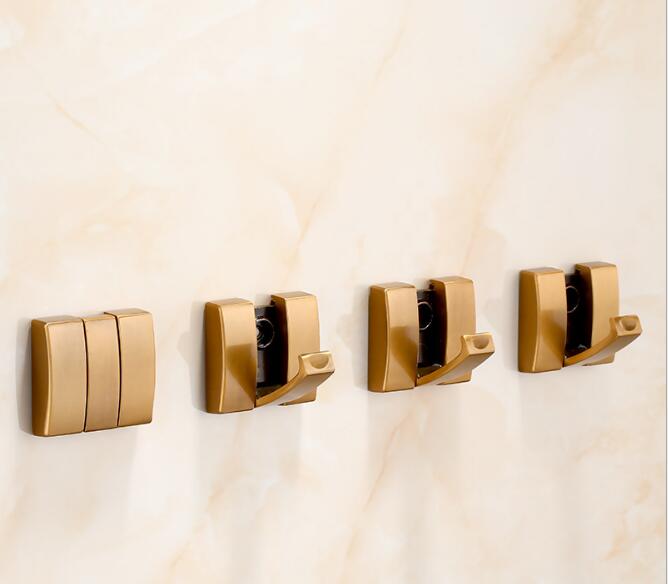 Tuqiu Черный крючок для халата Складная антикварная вешалка для одежды Вешалка для полотенец Алюминиевый кухонный крючок Дверная вешалка для настенного монтажа