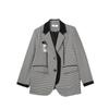 Blazer Women's Design Spring New Korean Style Loose Houndstooth Small Suit