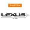 ABS Car Rear Trunk Emblem Badge Sticker for Lexus Logo ES300 IS300 IS350 ES250 ES350 IS250 CT200H GS350 NX200 Accessories