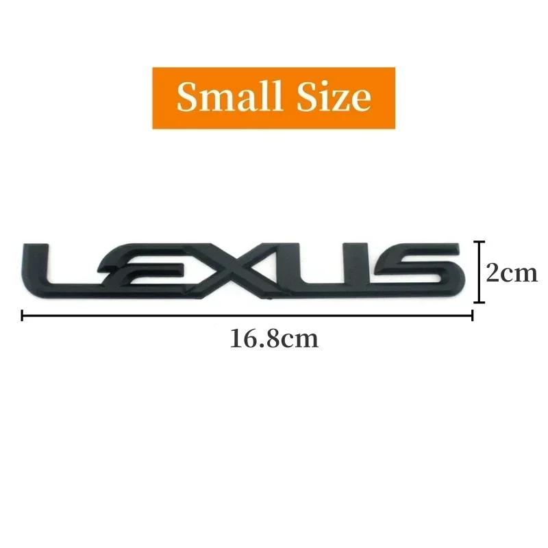 ABS Car Rear Trunk Emblem Badge Sticker for Lexus Logo ES300 IS300 IS350 ES250 ES350 IS250 CT200H GS350 NX200 Accessories