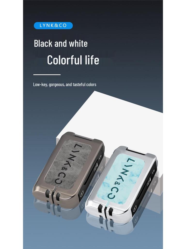 Lynk & Co 06 Key Case - 2021/2022 Model Metal High-End Men's Key Shell & Buckle