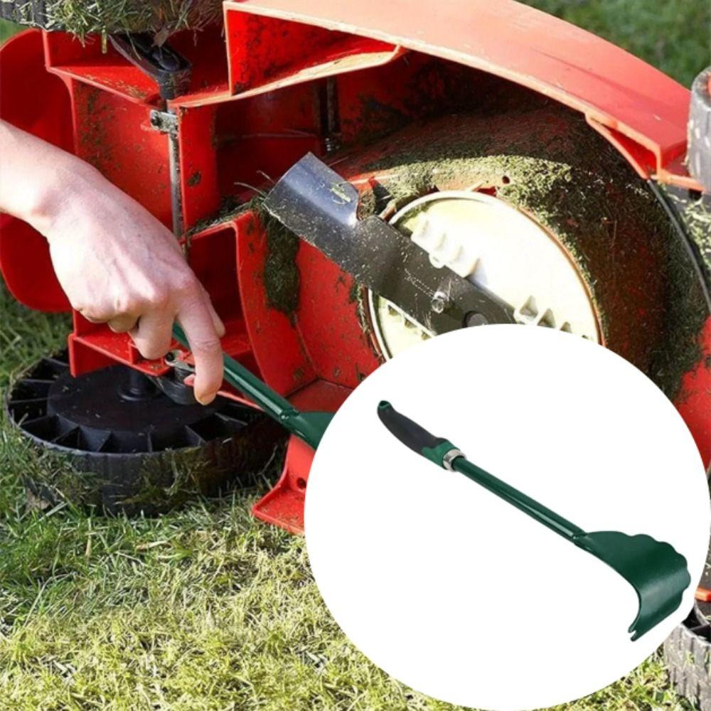 Heavy Duty Lawn Mower Cleaning Tool 1 Piece Iron Construction Trimmer Maintenance Tool Garden Tool Lawn Mower Cleaner