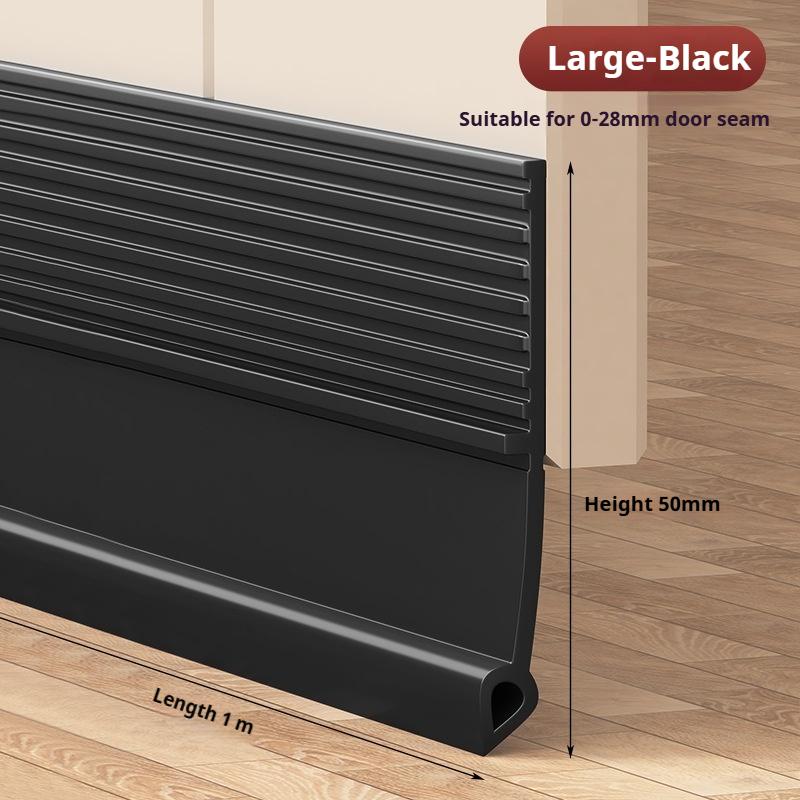 Xiaomi 1M Door Seal Strip Flexible Soft TPE Under Door Weatherstrip 28/50mm Height Self-Adhesive Dustproof Windproof Stripping
