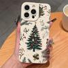 Чехол для телефона с рисунком рождественской елки для Festival iPhone 17 16 15 14 13 12 11 Pro Max 17 Air XS XR X 7 8 16 Plus SE2 16E Мягкий чехол