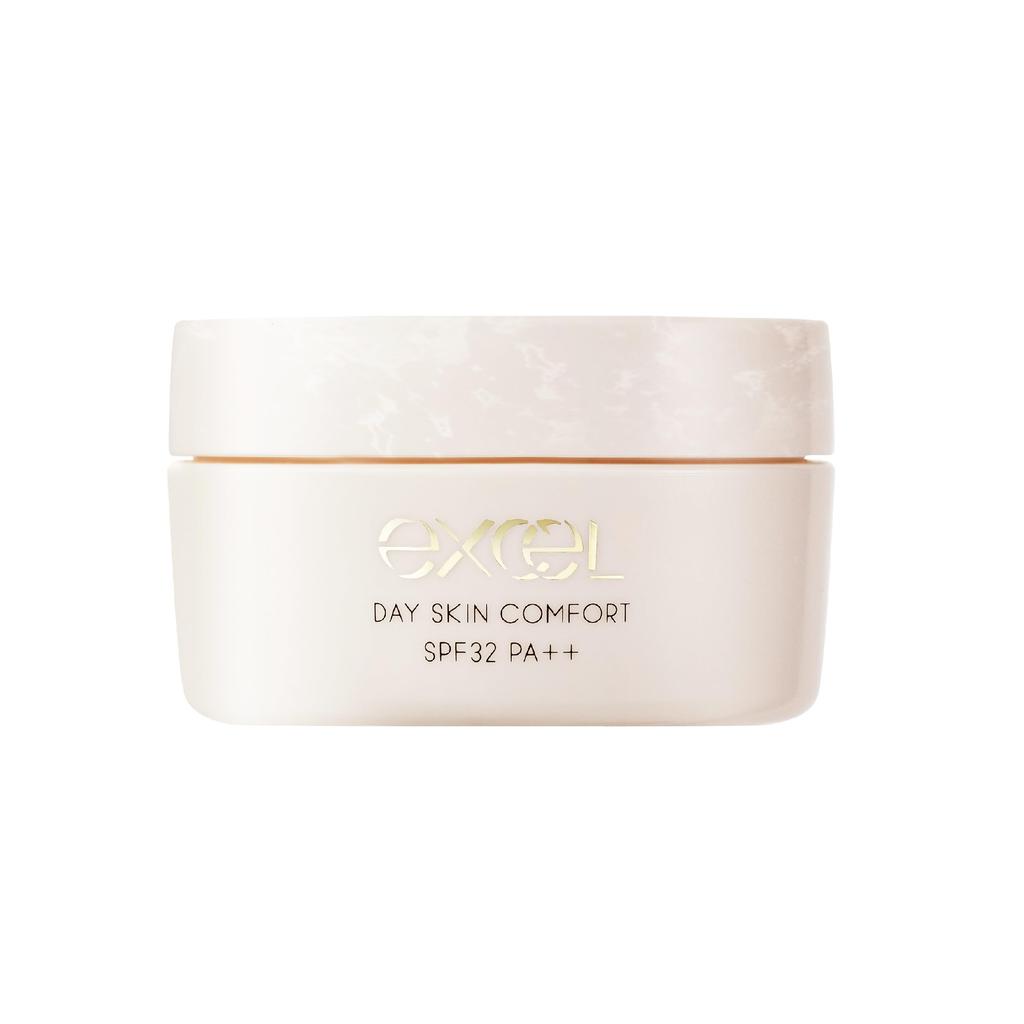 Excel Day Skin Comfort and UV Ceramide для сияющего лица Солнцезащитный праймер, сыворотка, крем, Всё в одном Выравнивающий тон кожи,