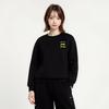 Li Ning Толстовки Женские Черные С Круглым Вырезом Умеренный Обычный AWDVJ48-1