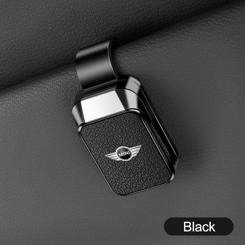 Горячий 2025 Кожаный Автомобильный Козырек Солнцезащитный Очки Кейс Для Очков Держатель Карты Ручки Для BMW Mini Cooper S JCW R55 R5 Clubman Coun