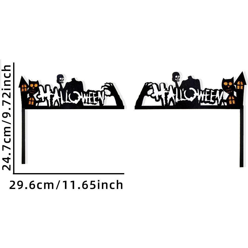 Multi-purpose 3D Halloween Door Frame Stickers Cute DIY Pumpkin Corner Stickers Cartoon Ghost Festival Door Stickers Window