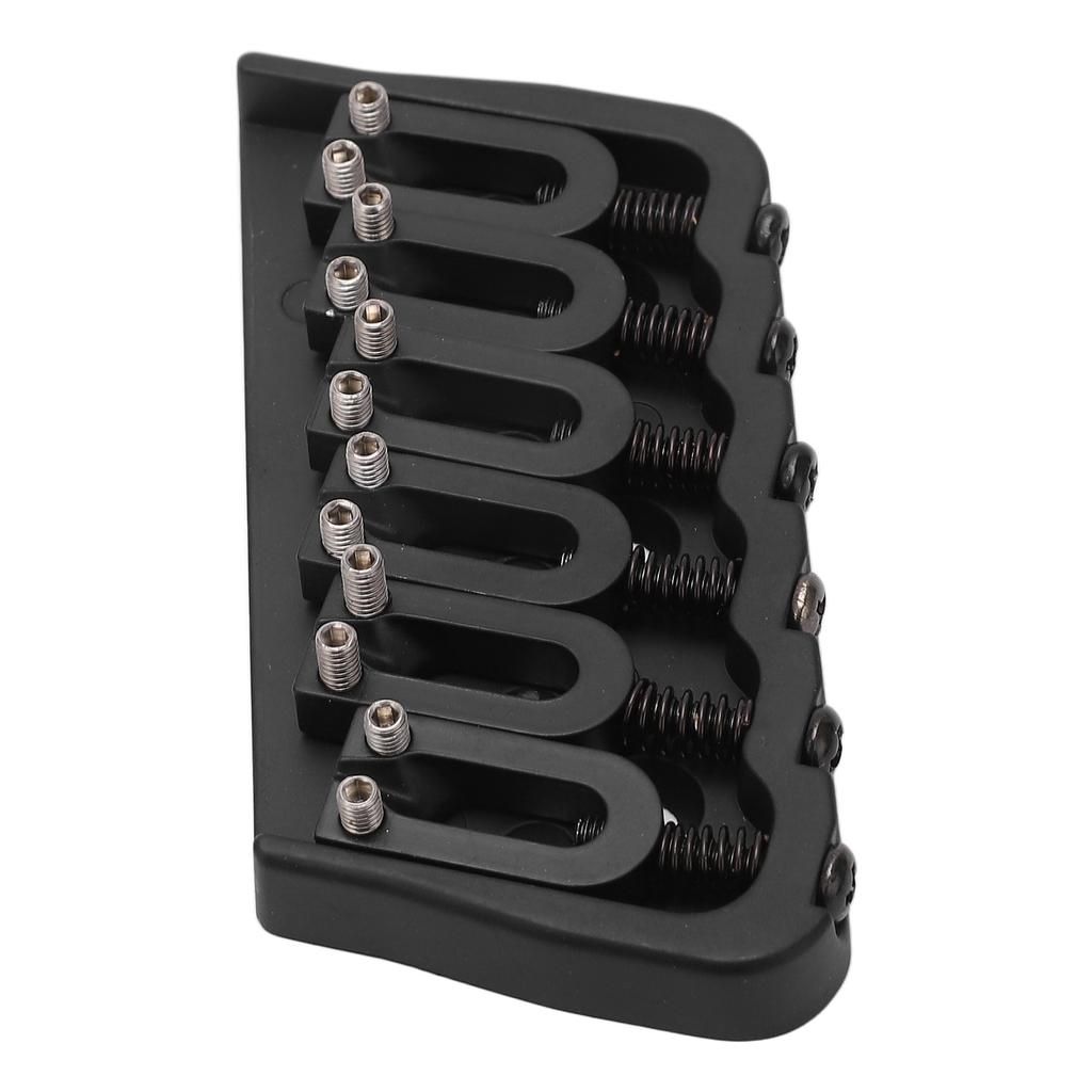Guitar Bridge 6 String Metal 10.8mm String Distance Delicate Guitar Bridge Black