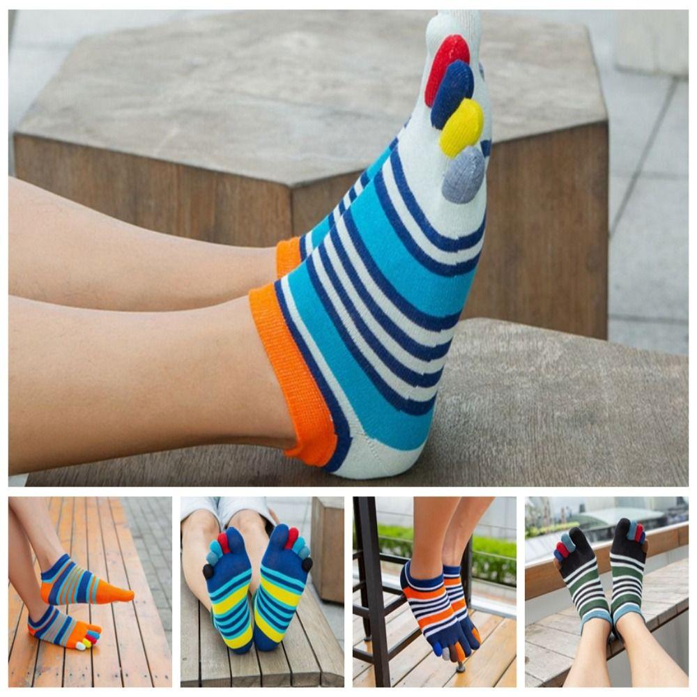 1 Pair of Mesh Five Toe Socks Cotton No Show Ankle Socks Five Finger Socks  Walk