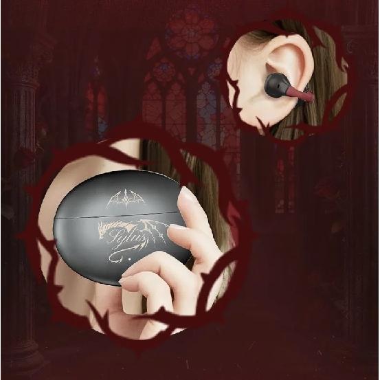Love and Deepspace Sylus Otome Game Cosplay Bluetooth Headset Cartoon BlueTooths Earphone Ear Clip Headphones Bone Conduction