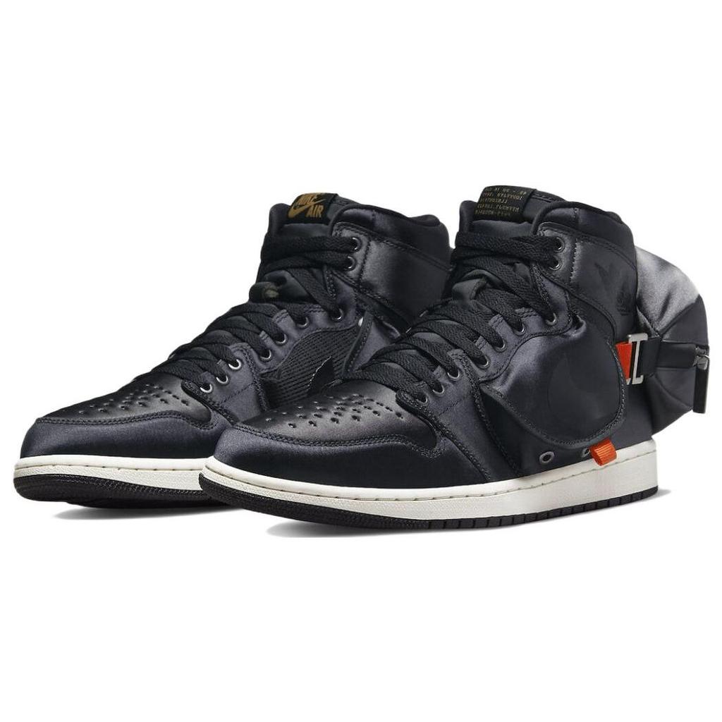 Кроссовки унисекс Air Jordan 1 Retro High Utility Stash черные антрацитовые с парусом DN4336-001