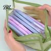 Heavy Duty Mesh Pencil Bag Case with Zipper, Double Layer Large Capacity Stationery Visual for School Organizer, Transparent Durable Lightweight