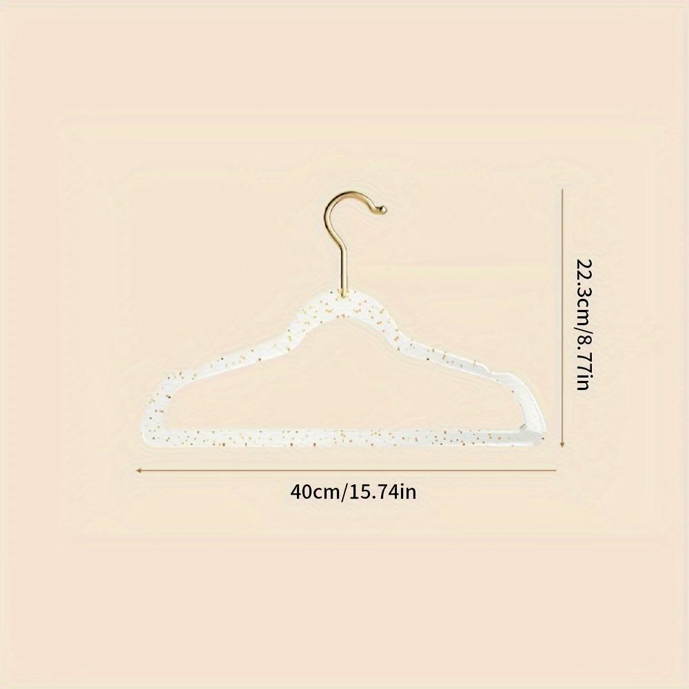 10/20/30 Высококачественные акриловые вешалки, прозрачные вешалки с противоскользящим и невидимым дизайном, прочные и устойчивые к падениям