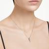 Swarovski Imber Дизайн с двойным кольцом Круглый кулон Инкрустированный имитацией хрусталя Ожерелье Женское ожерелье Золото Серебро 5671819