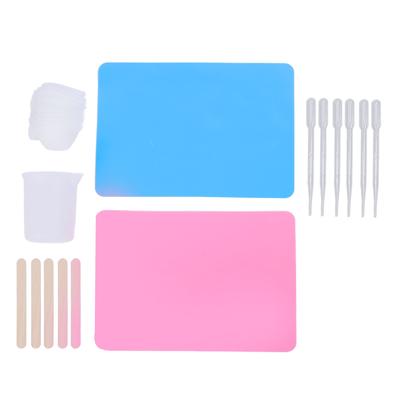 Набор силиконовых мерных стаканов Компактный Легкий Силиконовый Набор Мерных Стаканов для Смешивания Смолы для