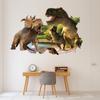 50x70 см снаружи сломанной стены динозавр Юрского периода 3d виниловые наклейки с животными украшение детской комнаты настенные художественные наклейки