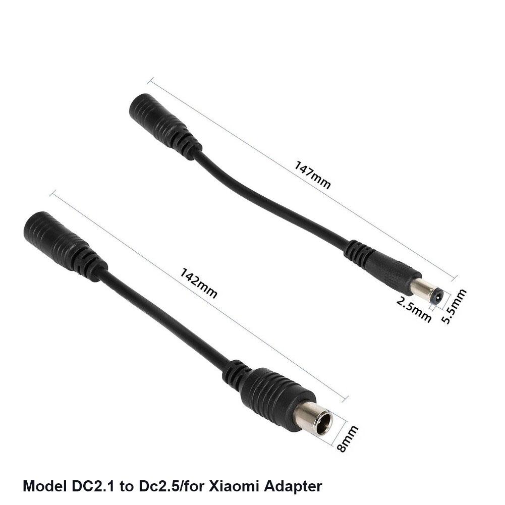 Aviation Connector Charger Adapter Cable DC2.1 To DC2.5 Tech Enthusiast Toolkit
