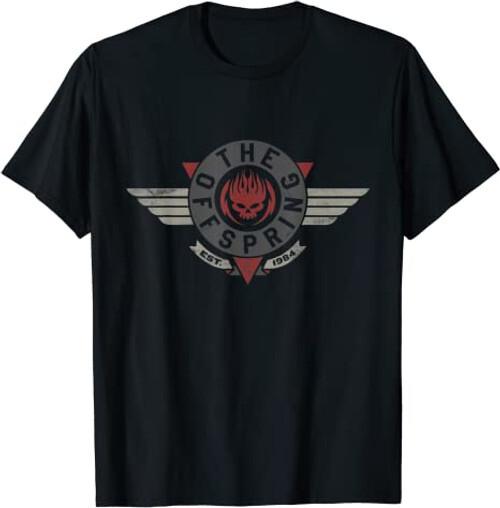 The Offspring Official Geometric Wings Logo T-Shirt
