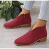 Осень/зима Новые ботинки Женские ботильоны Женские Низкий каблук Низкий голенище Студенческий стиль Колледж Стиль Женские Женская обувь Женские ботинки