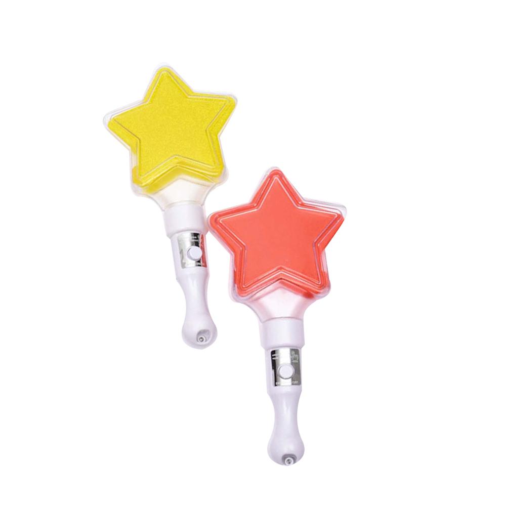 2 шт. Красивая Звезда Декор Светящаяся палочка Игрушка Флуоресцентная палочка Креативная светящаяся палочка для бара