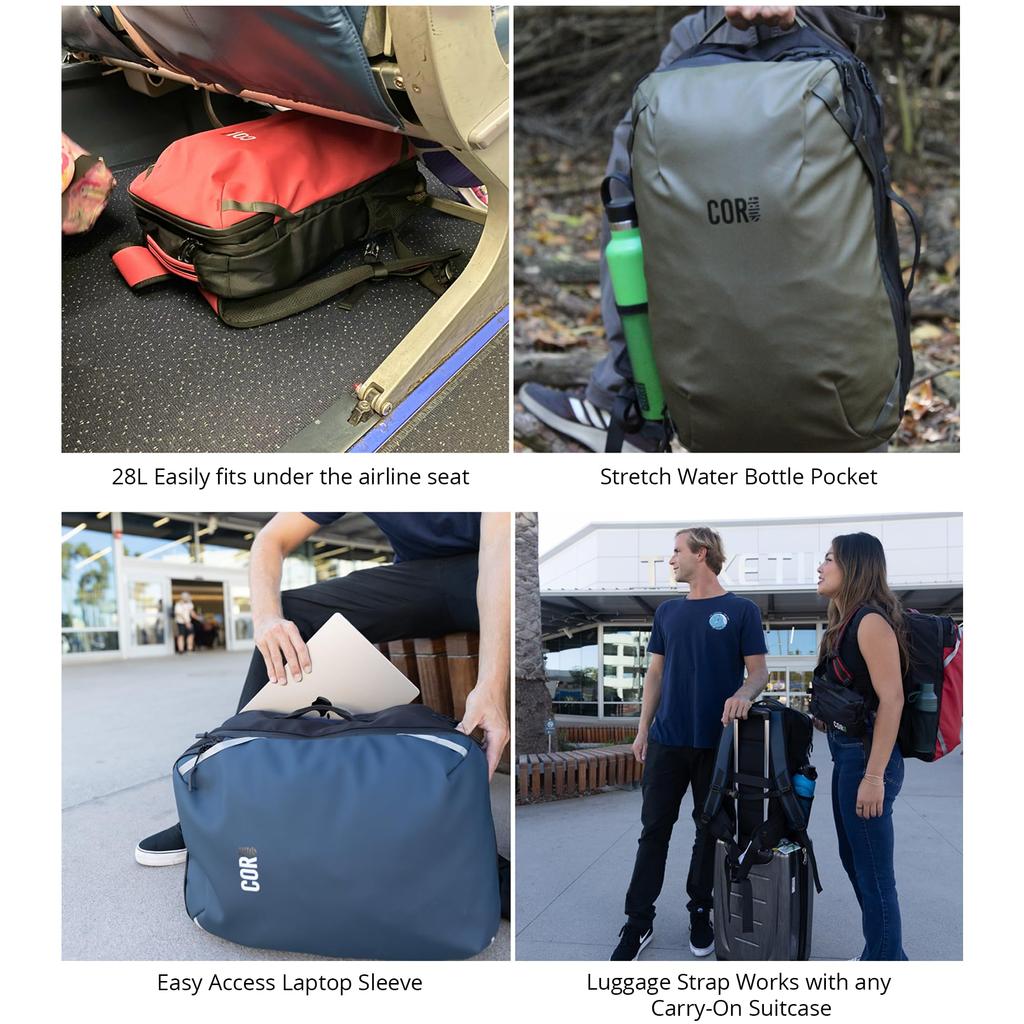 Рюкзак Island Hopper Ultimate Travel Pack, черный [COR Surf] (28л,