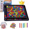 48-241Pcs Beads Intellectual Chessboard Strategy Board Games Chess Board for Kids & Adults