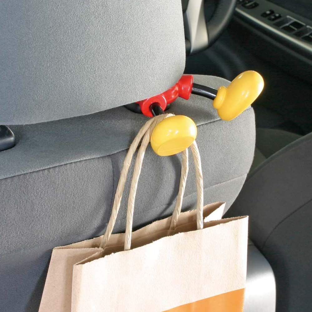 Крючок для ног Napolex Mickey Mouse легко устанавливается, просто продевая его через подголовник, грузоподъемность, вращение влево и вправо, автомобиль, автомобили Disney,