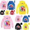 Kids Trolls Print Hoodie Cotton Pullovers Coat Jacket Gift Yrs