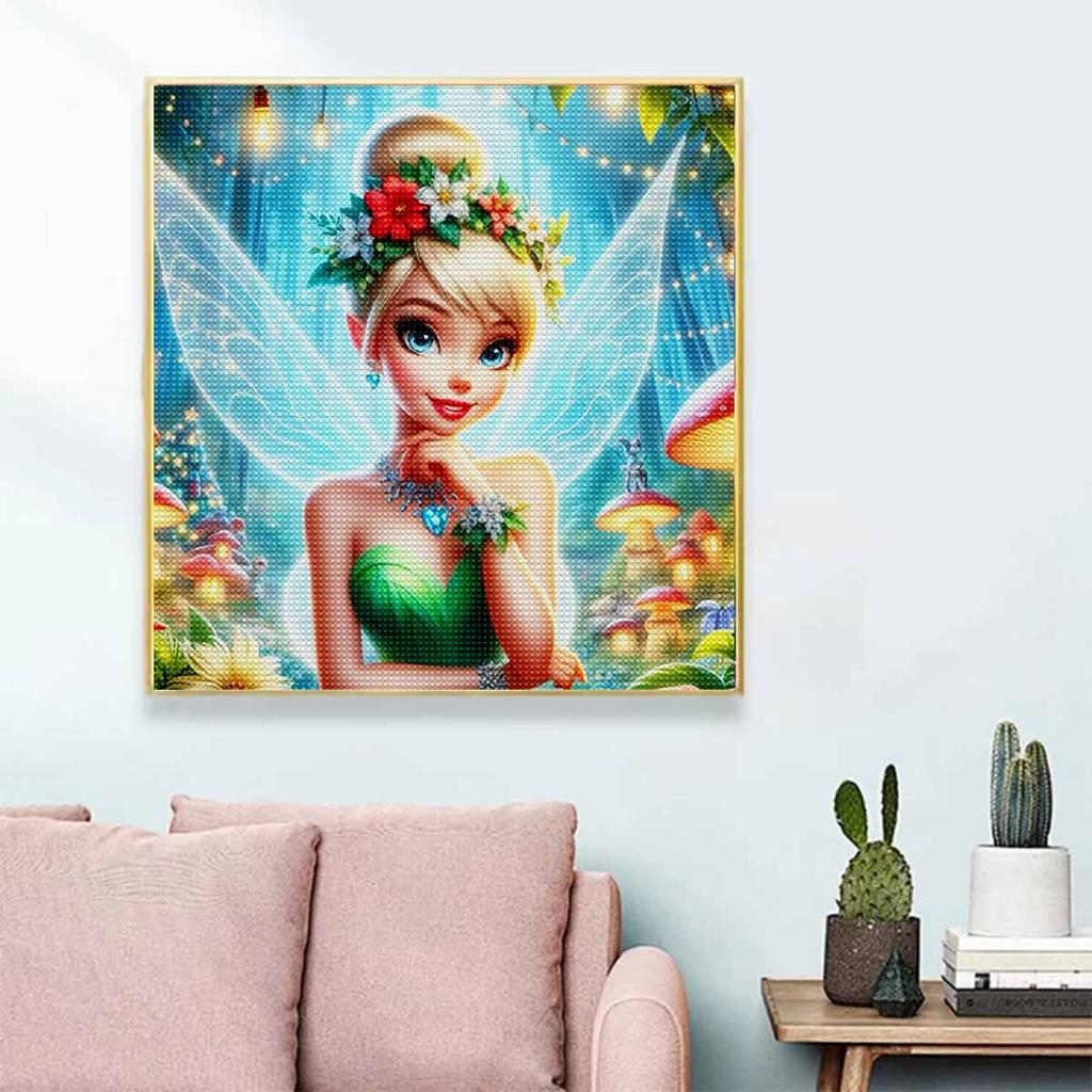 5D DIY Алмазная Живопись Декоративная Красивая Фея Полная Круглая Выкладка Пейзаж Алмазная Вышивка Наборы для Вышивания Крестом Домашний Декор Подарок