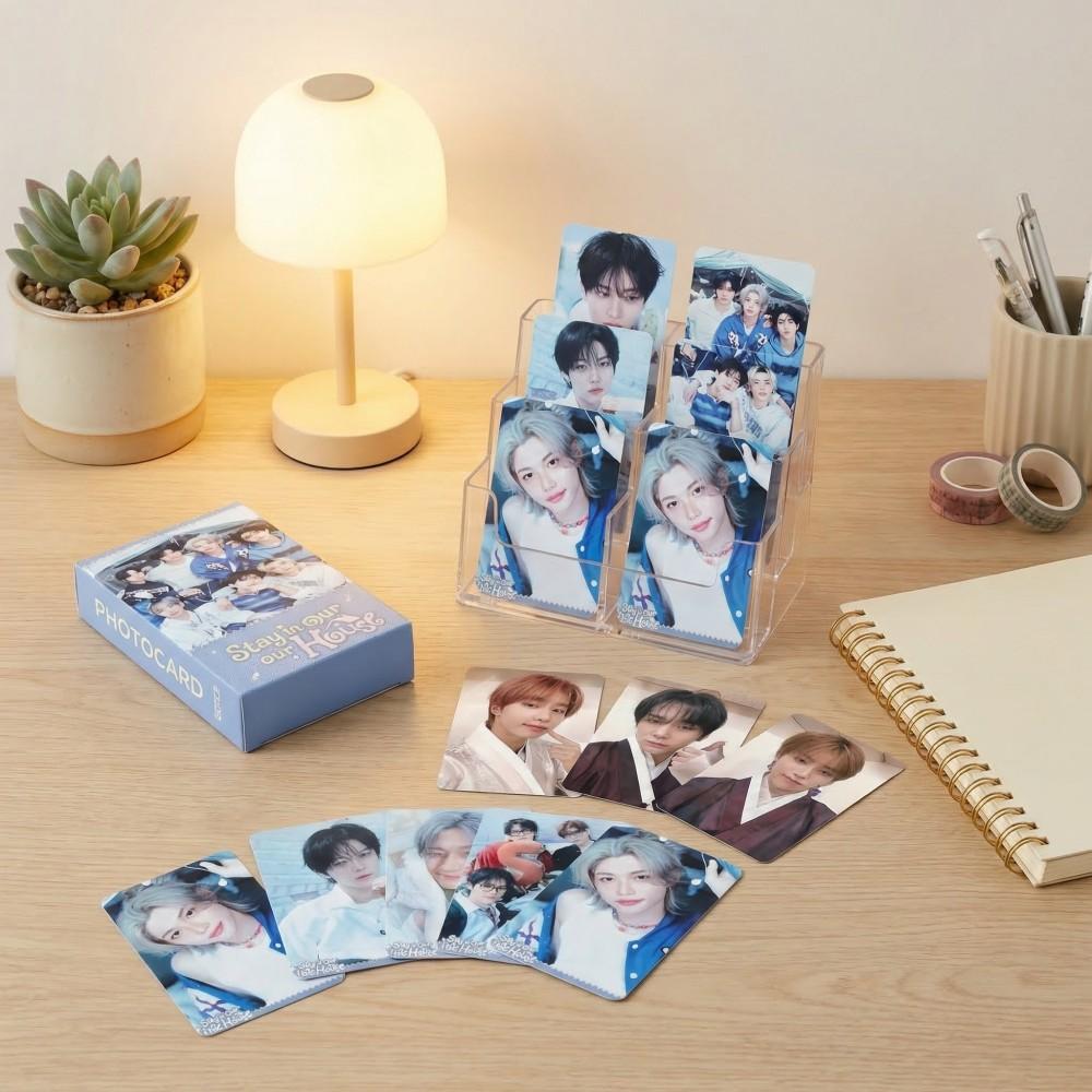 55 шт. K-pop Фотокарточки Stray Kids StrayKids Печатные Фотокарточки Идолов Аниме Фэндом Коллекция Фанатов Подарок 6-Я ФАН-ВСТРЕЧА HD LOMO STAY Play Развлекательные