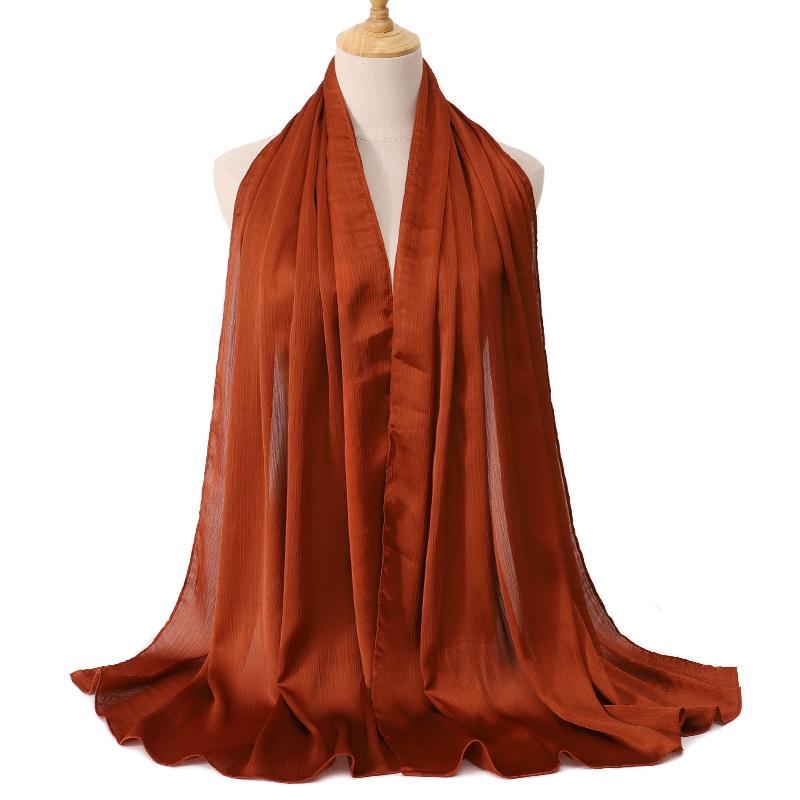 МОДНЫЕ МЕДИНСКИЙ ШЕЛКОВЫЙ ХИДЖАБЫ ИЗ жатого АТЛАСНОГО ШЕЛКА ЖЕНСКИЕ ДЛИННЫЕ ОДНОТОННЫЕ ЦВЕТНЫЕ ОДНОТОННЫЕ ХИДЖАБЫ Повязка на голову макси исламский Sjaal 180*70 СМ