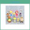 9 Junior Pcsset Goldie And Bear Little Red Riding Pigs Wolf Figure Topper Cake
