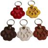 In-Stock Pet Hair Keepsake Keychain: Cute Cat Paw Print Storage Case