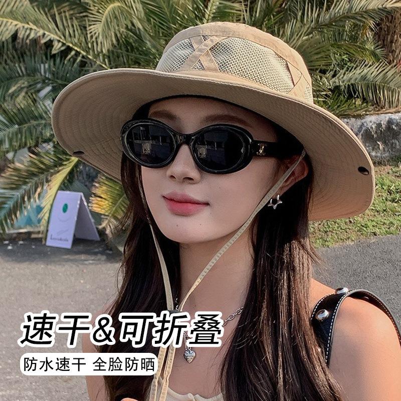 Летняя шляпа рыбака с полями, защита от УФ-лучей, солнцезащитная шляпа для женщин, для рыбалки на открытом воздухе, защита от солнца, дышащая, альпинистская солнцезащитная шляпа для мужчин