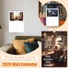 Настенный календарь на 2026 год, Календарь на забавную тему, Забавный подарок для общения, Идеальный выбор для домашнего использования.