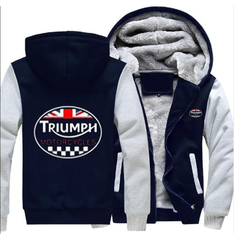 Толстовки Triumph Модные Теплые Зимние Куртки Пальто с Утепленной Молнией Кардиган