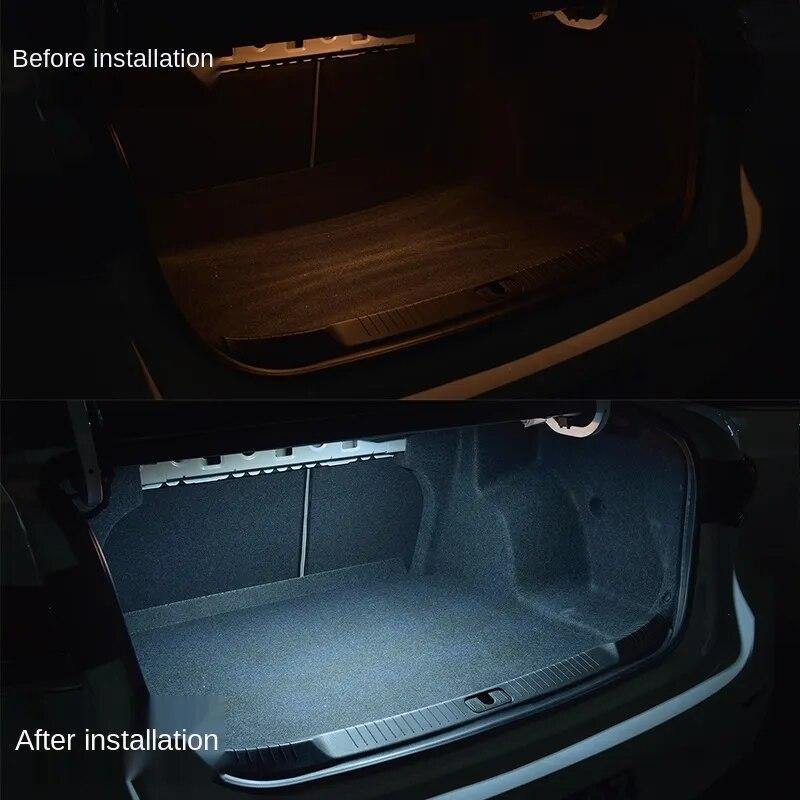 Потолочные светильники для автомобиля, 10 светодиодных ночных светильников для чтения, USB-зарядка, магнитный купольный светильник, лампа багажника, светодиодная декоративная подсветка салона автомобиля