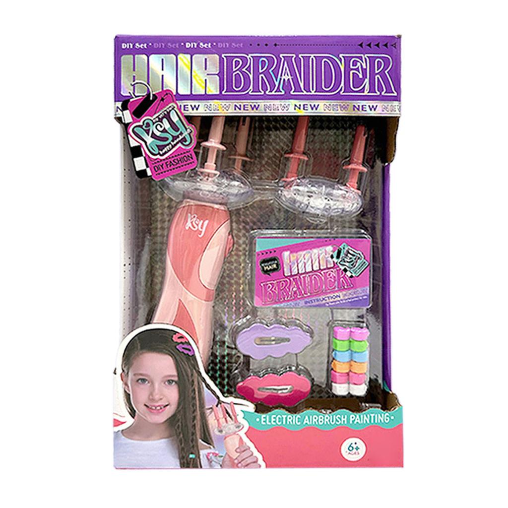 Electric Hair Braiding Machine Set with Hair Clip Creative Hairstyle Braider Twister Quick Braiding Tool Children Favor