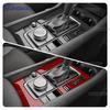 Для Mazda 3 Axela BP 2019 2020 2021 2022 2023 2024 2025 Наклейка из настоящего мягкого углеродного волокна Панель переключения передач автомобиля с автоматической коробкой передач LHD RHD