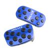 LEXLEYS Hilux GUN125 Series Aluminum Pedal Accelerator Brake Cover No Tools Required with Non-slip Rubber Custom Dress Up Parts (Blue)