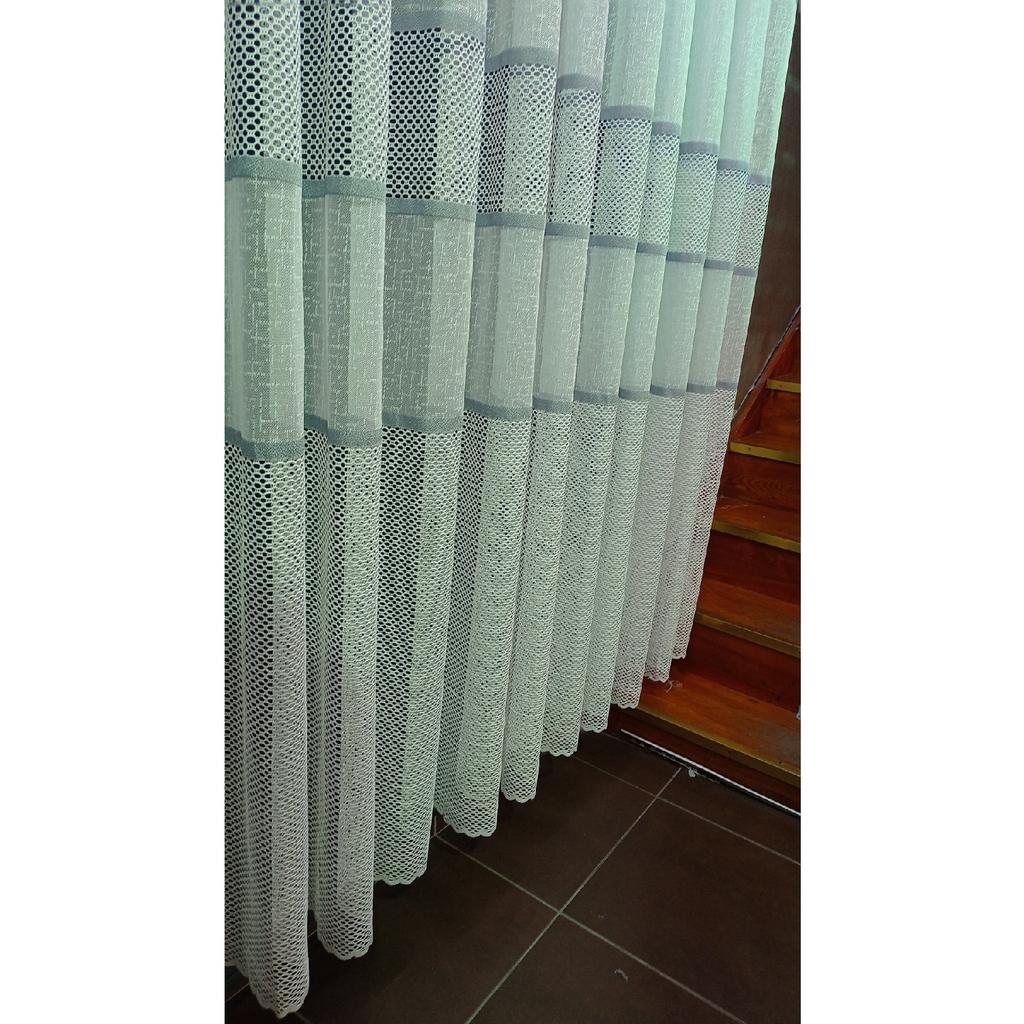 Современная Тюлевая Занавеска С Аструплей Переходом 1/2 Складки