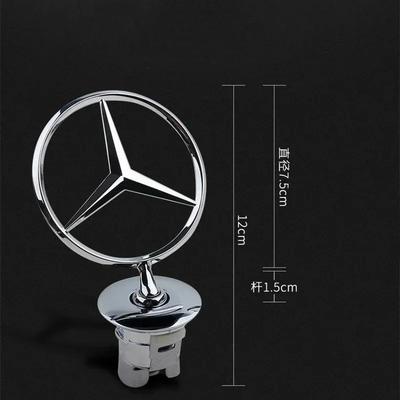 Передний Значок-Эмблема на Капот Автомобиля для Mercedes Benz W202 W203 W204 W205 W208 W210 W220 GLA CLA GLC GLK GLE Аксессуары