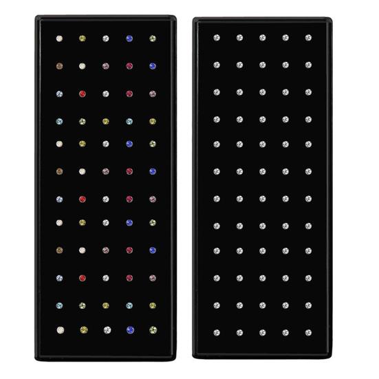 60 шт. костные шпильки для пирсинга, украшения, легкие и прочные кольца в носу из нержавеющей стали, модный аксессуар