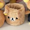 Плюшевые игрушки Rilakkuma Подставка для карандашей Контейнер для ручек для косметики Кавайные настольные аксессуары Офисный органайзер Коробка для хранения канцтоваров для детей Подарок