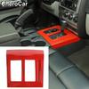 Красная накладка на панель центрального переключателя передач для Dodge Nitro 2007-2012