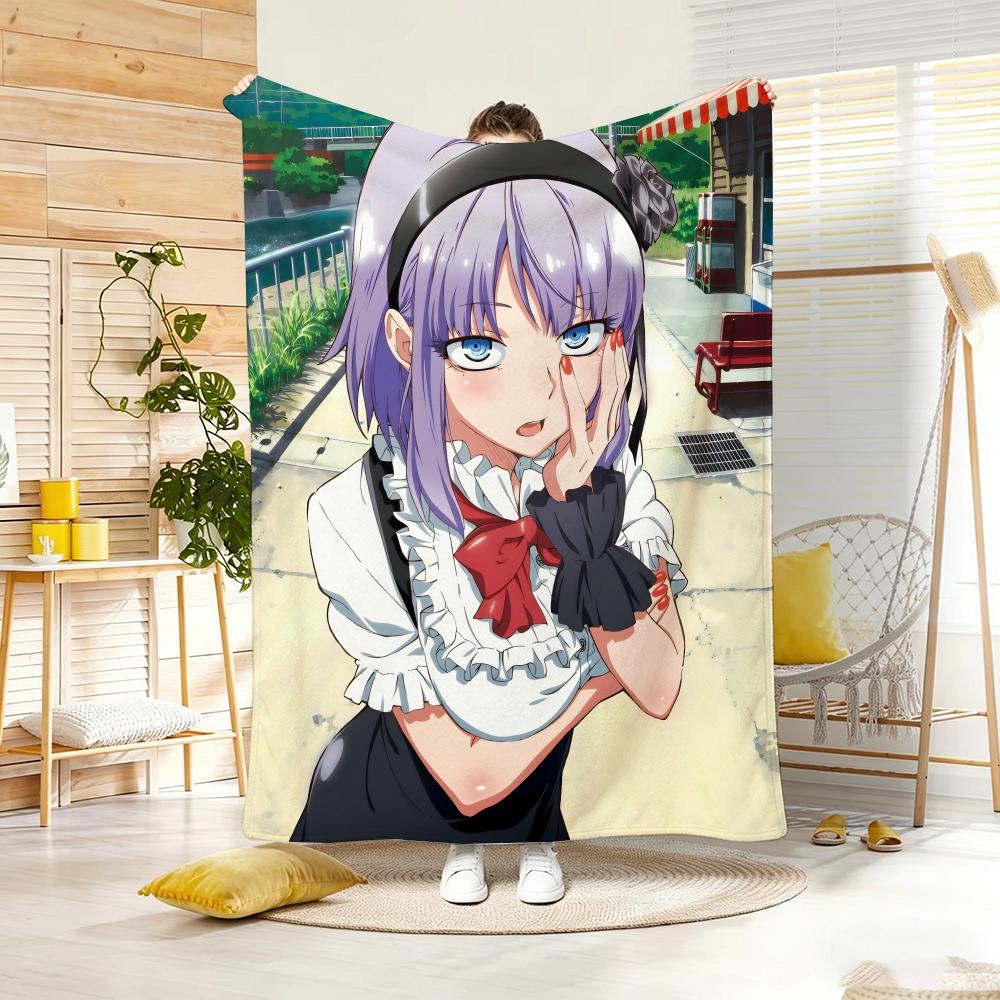 Аниме D-Dagashi Kashi Бросок Легкое 240 г Фланелевое Одеяло Мягкое Нежное к Коже Для Летнего Охлаждения