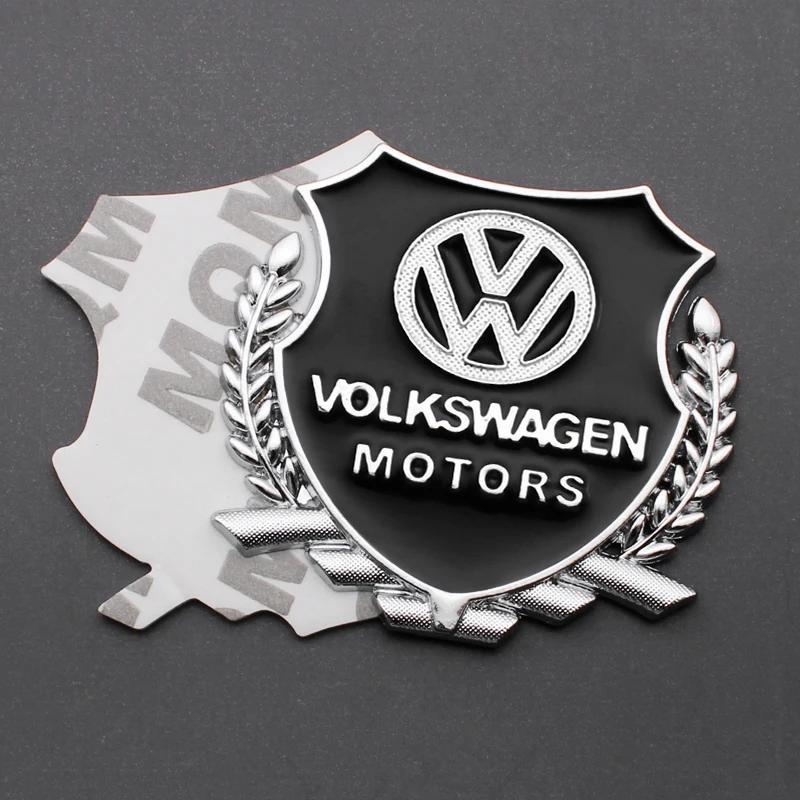 Для VOLKSWAGEN VW 2 шт. Автомобильный значок 3D Металлические колосья Наклейка на кузов Значок Автоаксессуары Для Volkswagen VW Rline R GTI Golf Pas